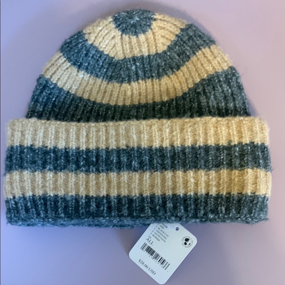NWT Free People Harbor Marled Ribbed Beanie